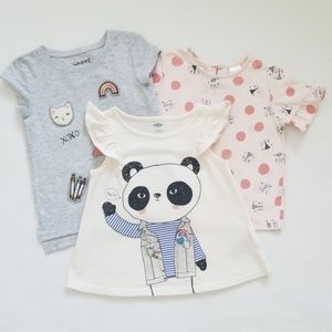 Lot 3 EUC Toddler Girl Tops 3T